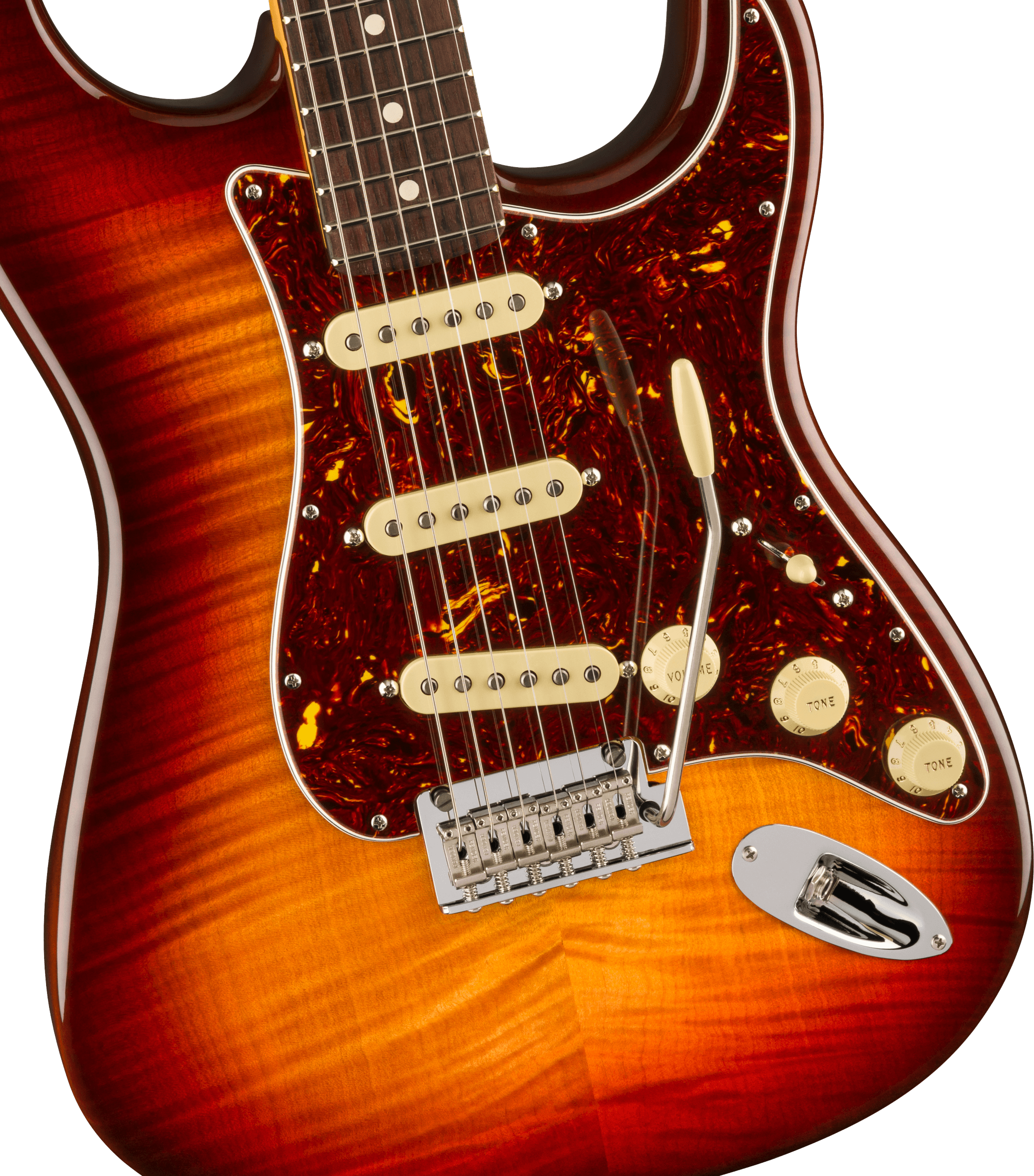 Fender Stratocaster American Pro Ii 70th Anniversary 3s Trem Mn - Comet Burst - Guitare Électrique Forme Str - Variation 2