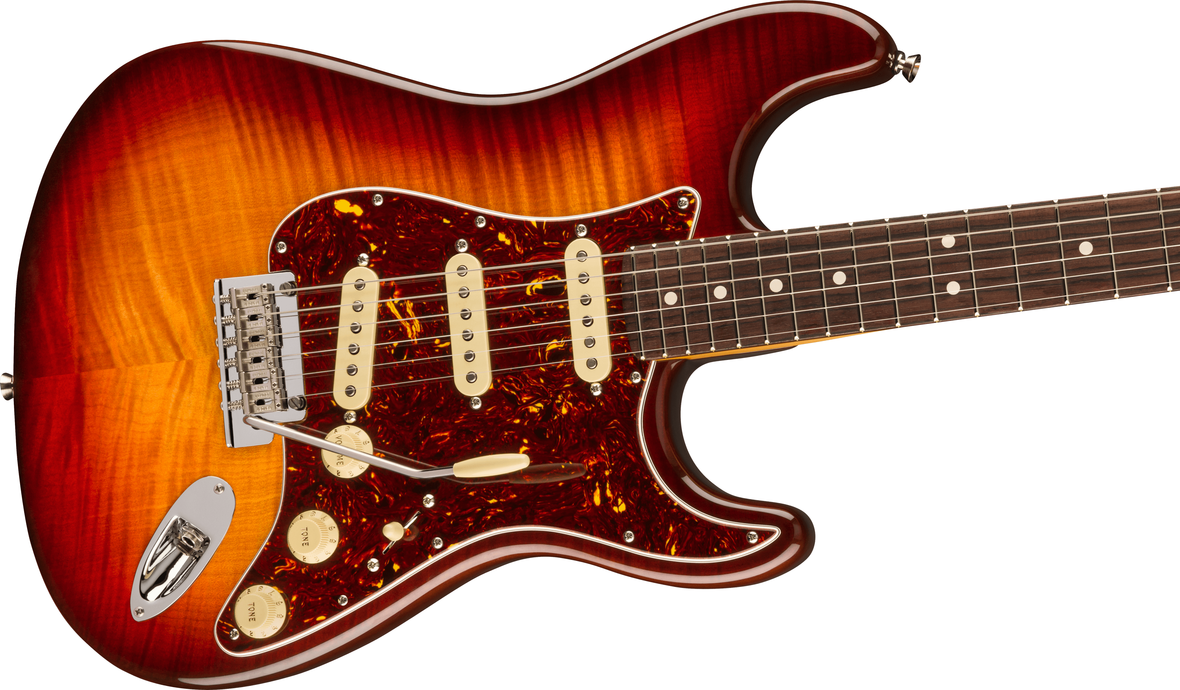 Fender Stratocaster American Pro Ii 70th Anniversary 3s Trem Mn - Comet Burst - Guitare Électrique Forme Str - Variation 3