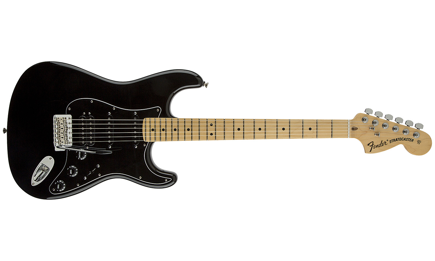 Fender Stratocaster American Special Hss Usa Mn - Black - Guitare Électrique Forme Str - Variation 1