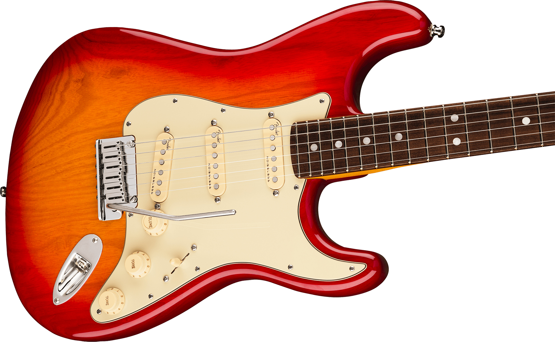 Fender Strat American Ultra 2019 Usa Rw - Plasma Red Burst - Guitare Électrique Forme Str - Variation 2