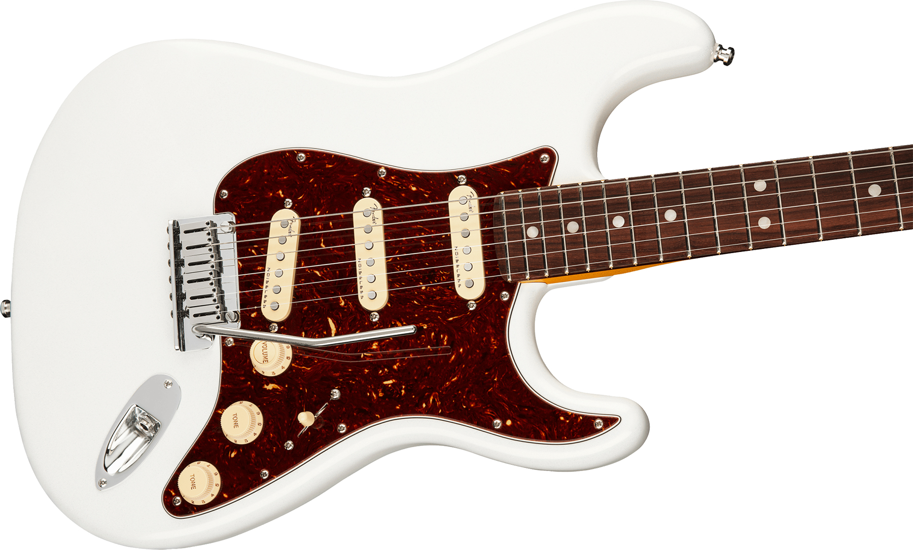 Fender Strat American Ultra 2019 Usa Rw - Arctic Pearl - Guitare Électrique Forme Str - Variation 2