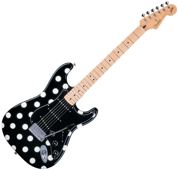 Fender Stratocaster Buddy Guy Standard MEX RW polka dot finish Str shape electric guitar