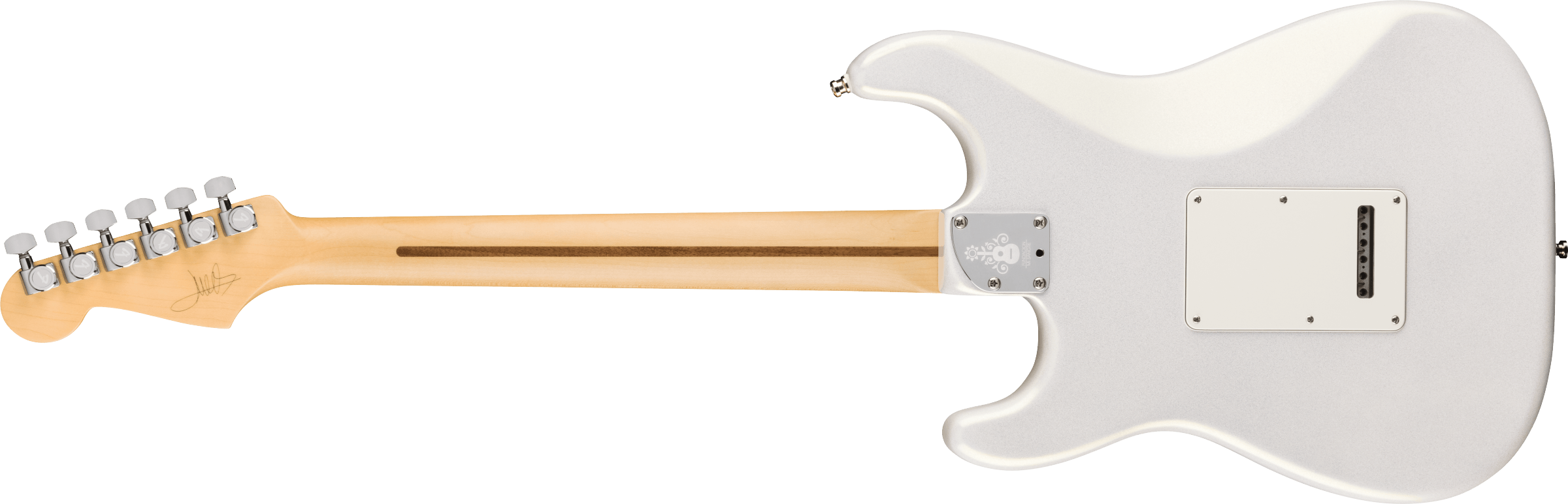 Fender Juanes Strat Trem Hss Mn - Luna White - Guitare Électrique Forme Str - Variation 1