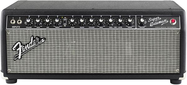 Tête ampli basse Fender Super Bassman - Black/Silver