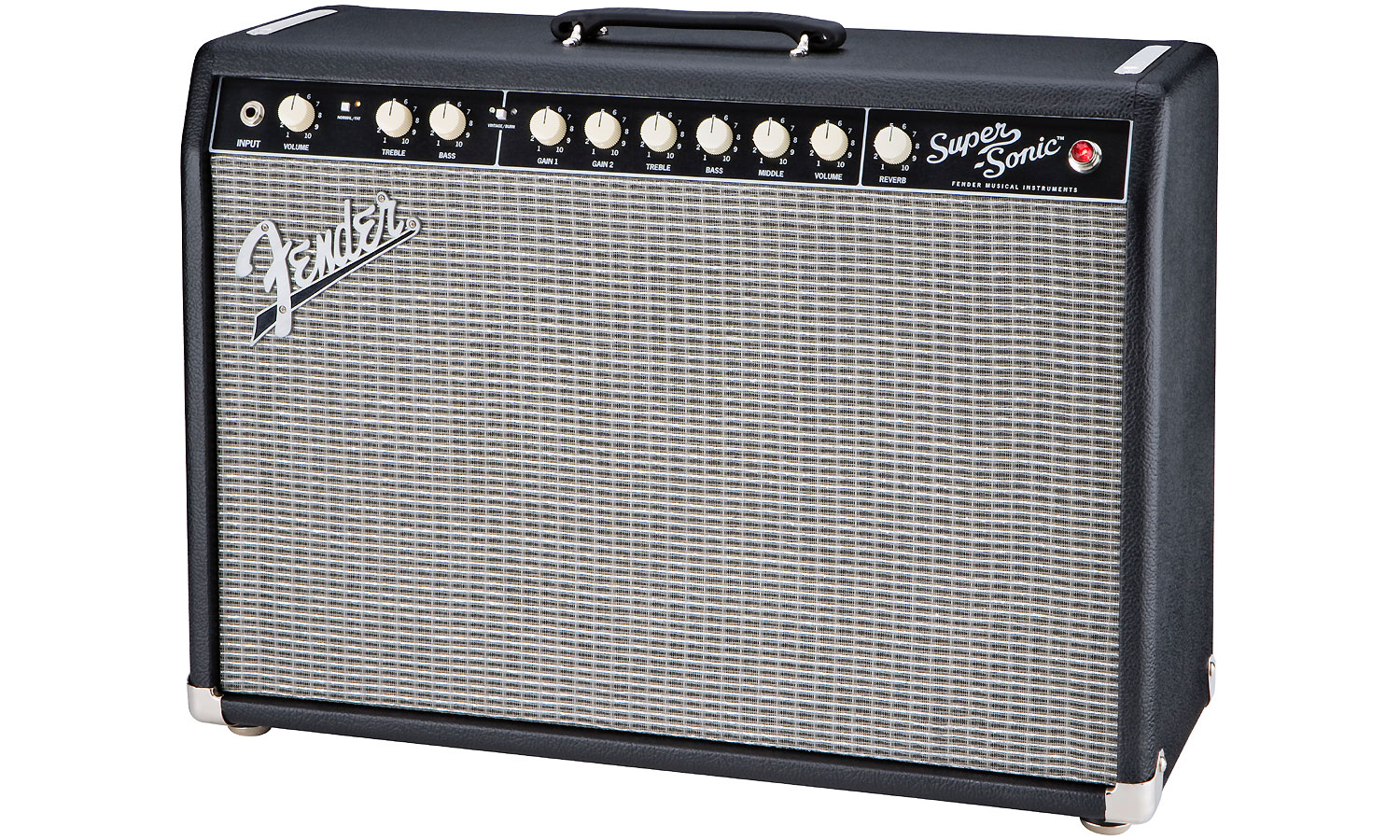 Fender Super Sonic 22w 1x12 Black Pepper - Ampli Guitare Électrique Combo - Variation 1