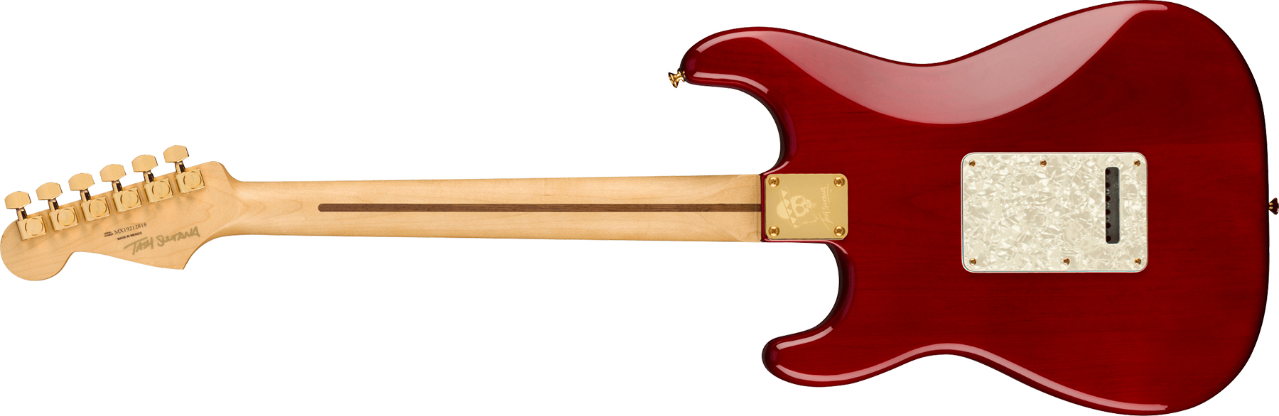 Fender Tash Sultana Strat Signature Mex Hss Mn - Transparent Cherry - Guitare Électrique Forme Str - Variation 1