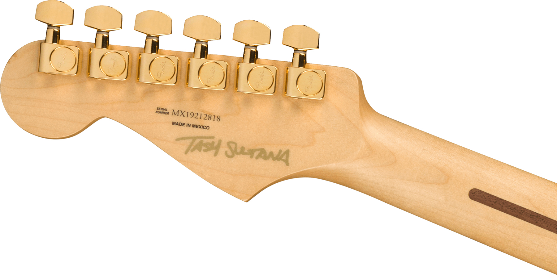 Fender Tash Sultana Strat Signature Mex Hss Mn - Transparent Cherry - Guitare Électrique Forme Str - Variation 3