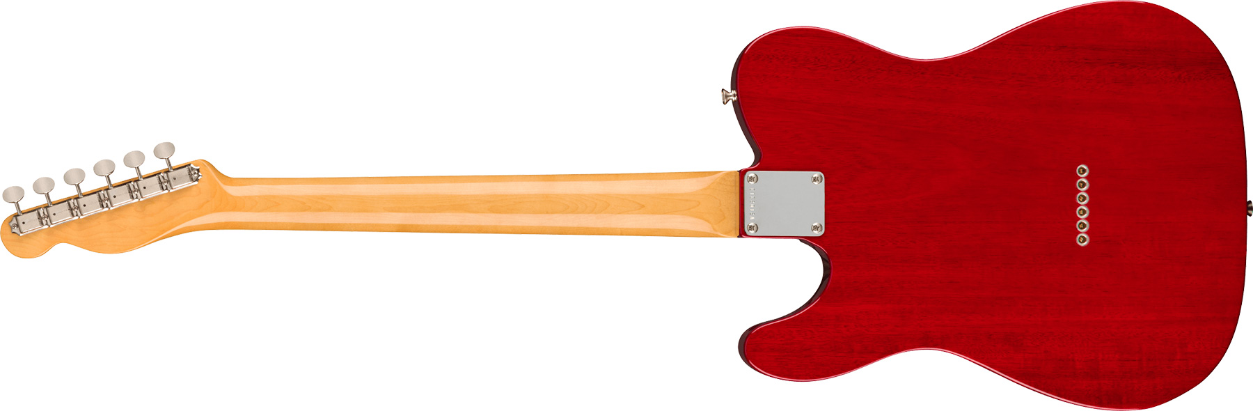 Fender Tele 1963 American Vintage Ii Usa 2s Ht Rw - Crimson Red Transparent - Guitare Électrique Forme Tel - Variation 1