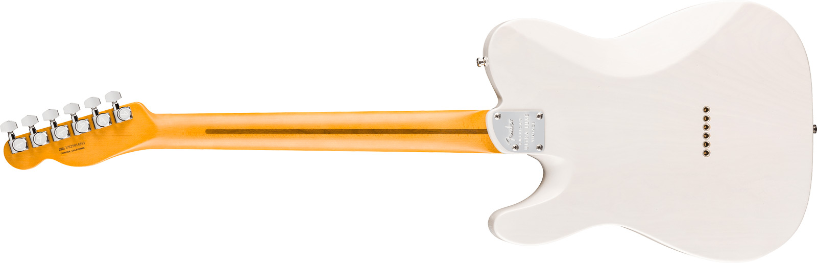 Fender Tele 50s American Ultra Luxe Vintage Usa 2s Ht Mn - White Blonde - Guitare Électrique Forme Tel - Variation 1
