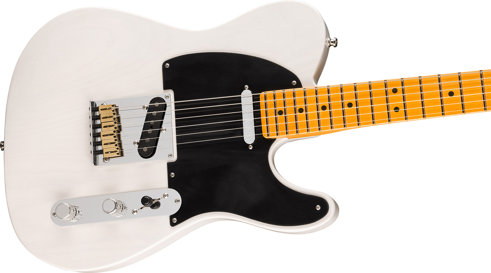 Fender Tele 50s American Ultra Luxe Vintage Usa 2s Ht Mn - White Blonde - Guitare Électrique Forme Tel - Variation 2
