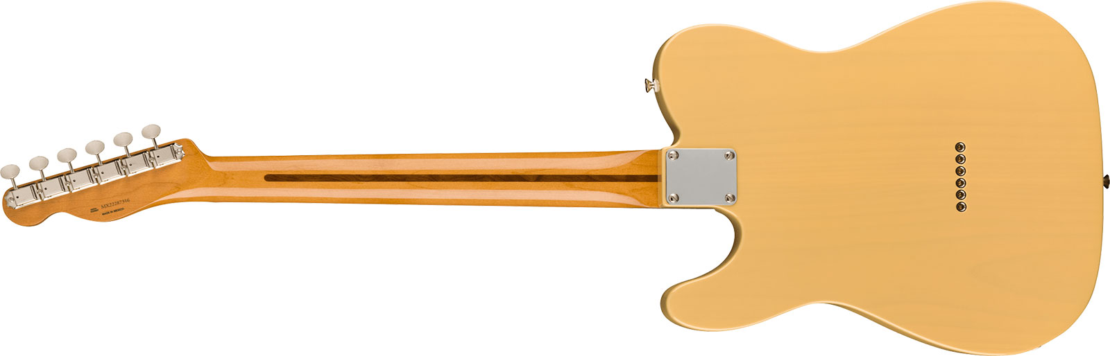 Fender Tele Nocaster 50s Vintera 2 Mex 2s Ht Mn - Blackguard Blonde - Guitare Électrique Forme Tel - Variation 1