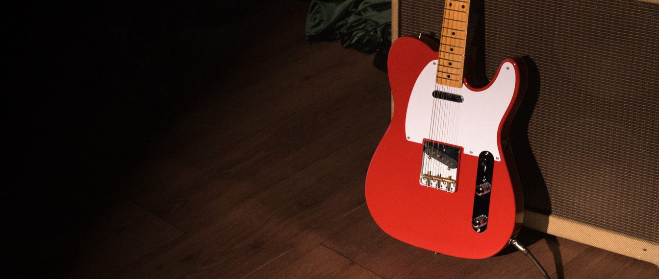 Fender Tele 50s Vintera Vintage Mex Mn - Fiesta Red - Guitare Électrique Forme Tel - Variation 5