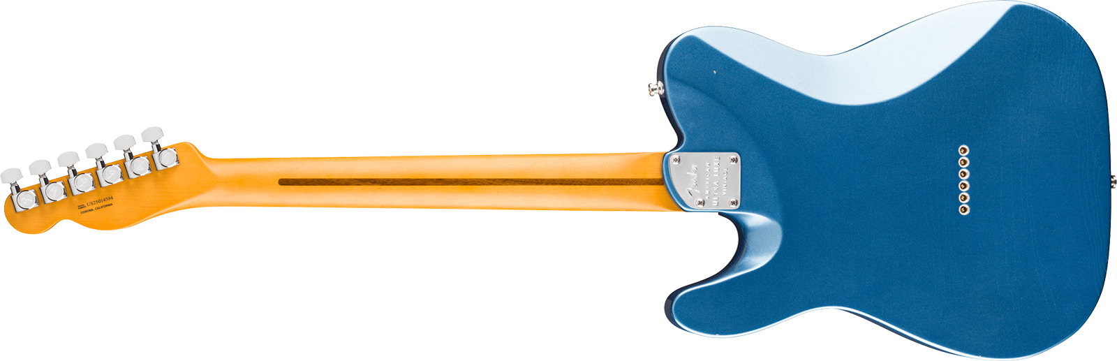 Fender Tele 60s Custom American Ultra Luxe Vintage Usa 2s Ht Rw - Lake Placid Blue - Guitare Électrique Forme Tel - Variation 1