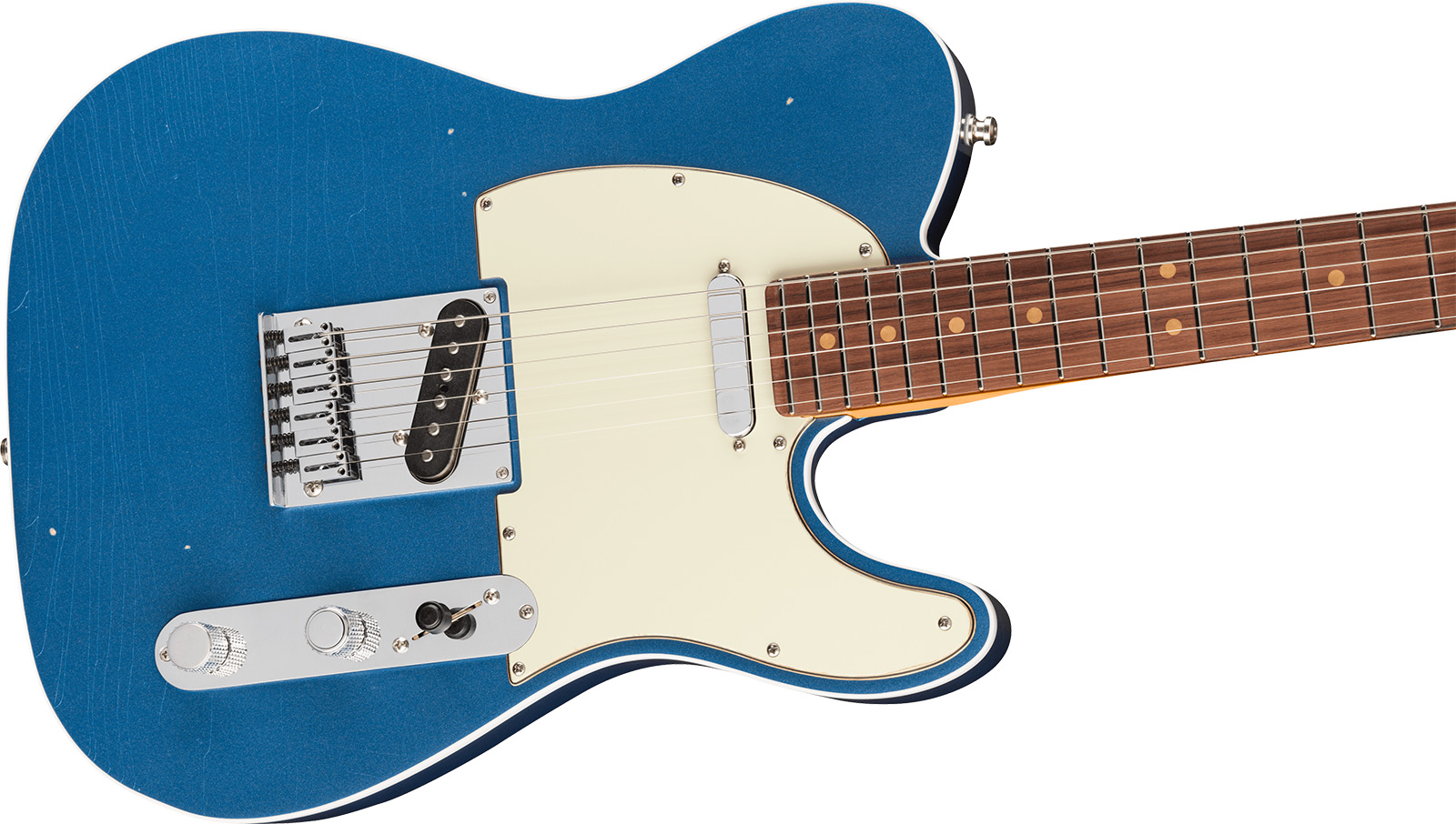 Fender Tele 60s Custom American Ultra Luxe Vintage Usa 2s Ht Rw - Lake Placid Blue - Guitare Électrique Forme Tel - Variation 2