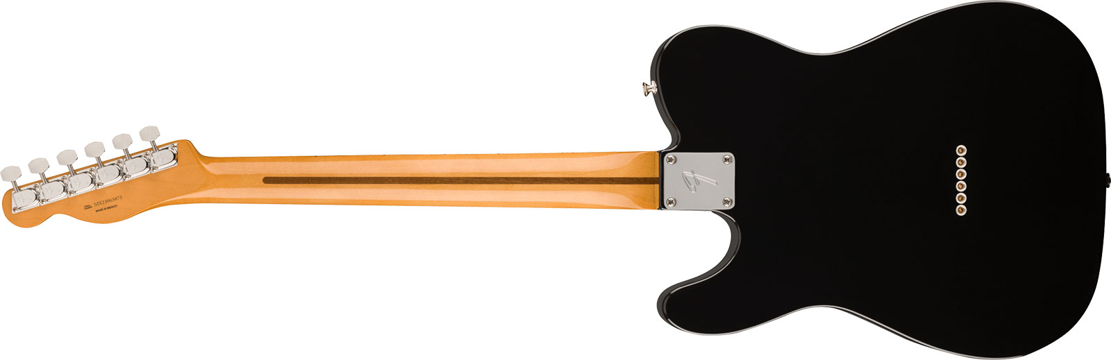 Fender Tele 60s Thinline Vintera 2 Mex 2s Ht Mn - Black - Guitare Électrique 1/2 Caisse - Variation 1