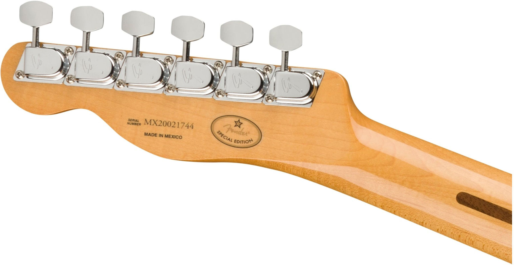 Fender Tele 70s Thinline Vintera Vintage Fsr Ltd Mex Hh Ht Mn - Shell Pink - Guitare Électrique Forme Tel - Variation 3