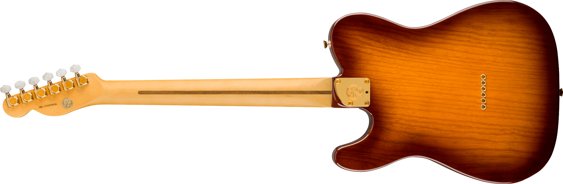 Fender Tele 75th Anniversary Commemorative Ltd Usa Mn +etui - 2-color Bourbon Burst - Guitare Électrique Forme Tel - Variation 1