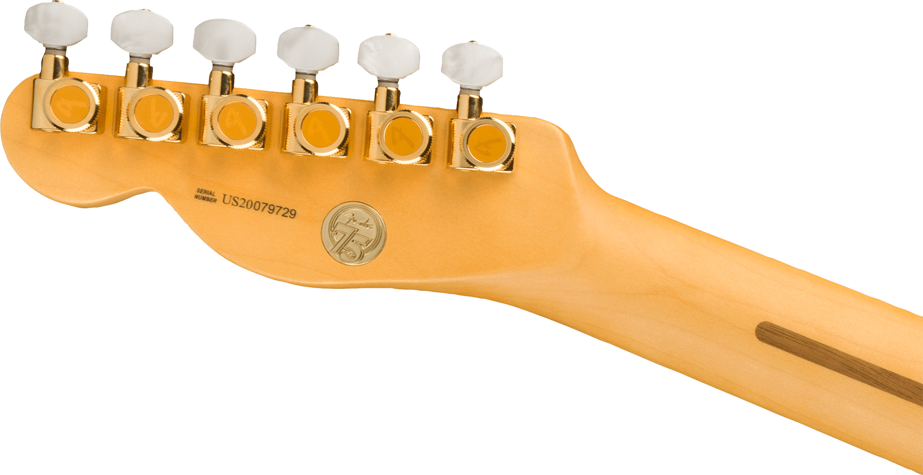 Fender Tele 75th Anniversary Commemorative Ltd Usa Mn +etui - 2-color Bourbon Burst - Guitare Électrique Forme Tel - Variation 3