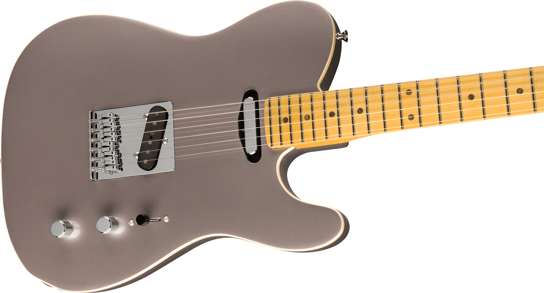Fender Tele Aerodyne Special Jap 2s Ht Mn - Dolphin Gray Metallic - Guitare Électrique Forme Tel - Variation 2