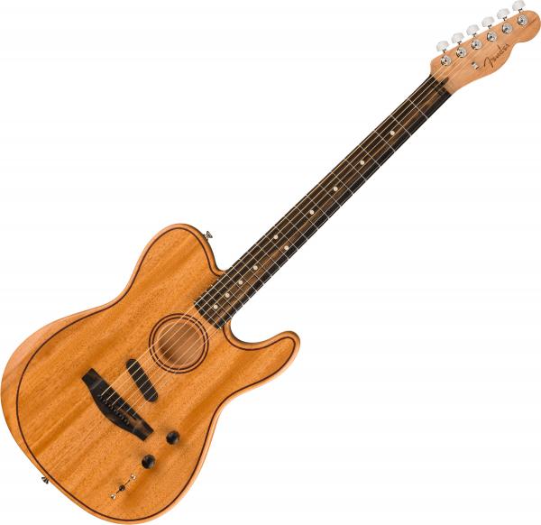 Guitare electro acoustique Fender American Acoustasonic Telecaster All-Mahogany - Natural