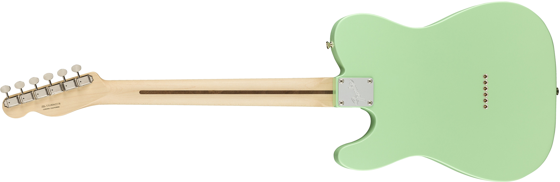 Fender Tele American Performer Hum Usa Sh Rw - Satin Surf Green - Guitare Électrique Forme Tel - Variation 1