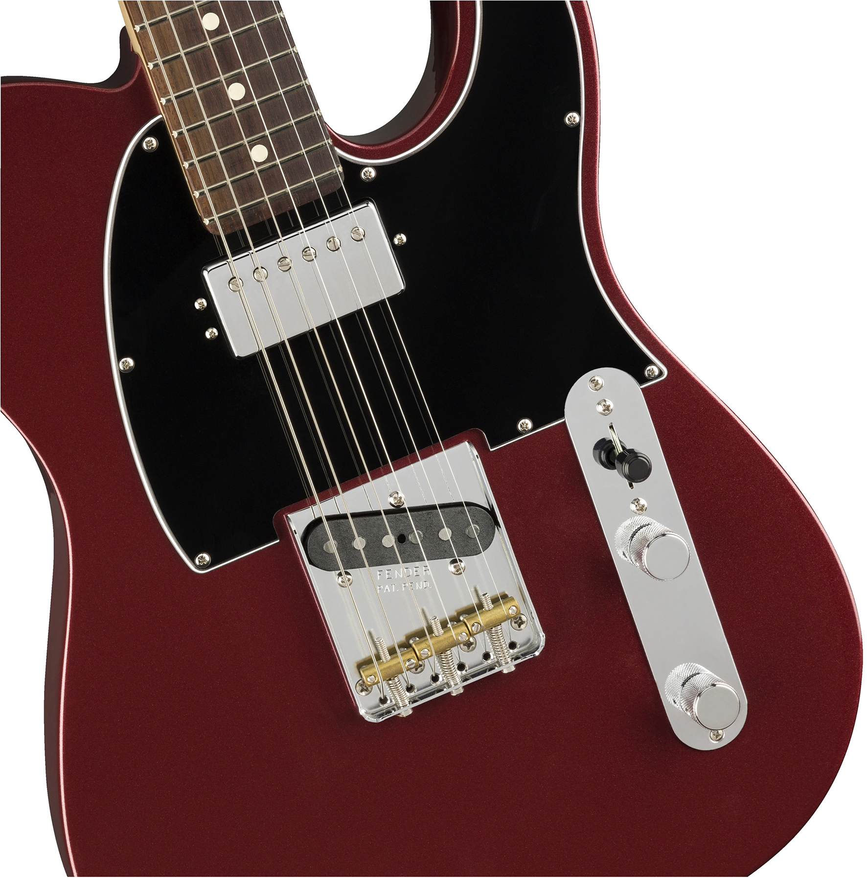 Fender Tele American Performer Hum Usa Sh Rw - Aubergine - Guitare Électrique Forme Tel - Variation 2