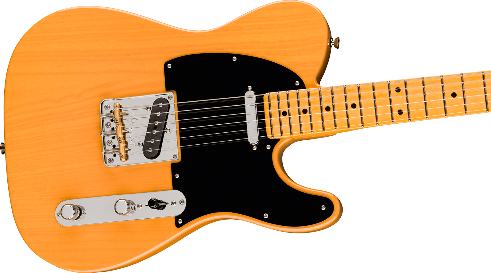 Fender Tele American Pro. Usa  2s Ht Mn - Butterscotch Blonde - Guitare Électrique Forme Tel - Variation 2