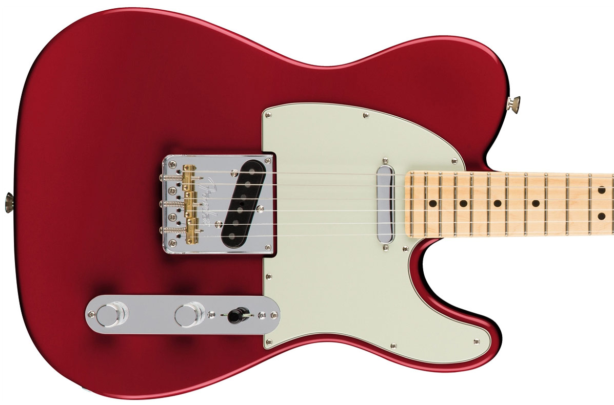 Fender Tele American Professional 2s Usa Mn - Candy Apple Red - Guitare Électrique Forme Tel - Variation 1
