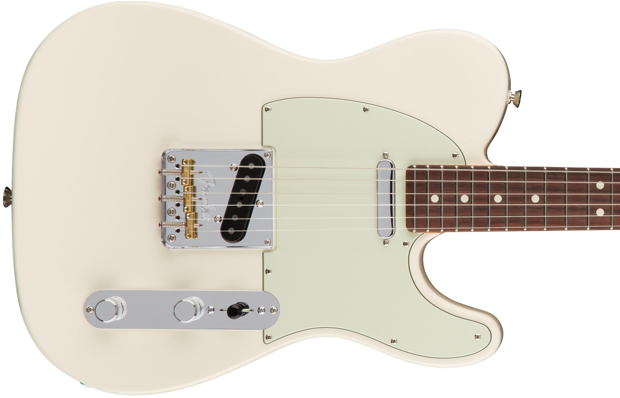 Fender Tele American Professional 2s Usa Rw - Olympic White - Guitare Électrique Forme Tel - Variation 1