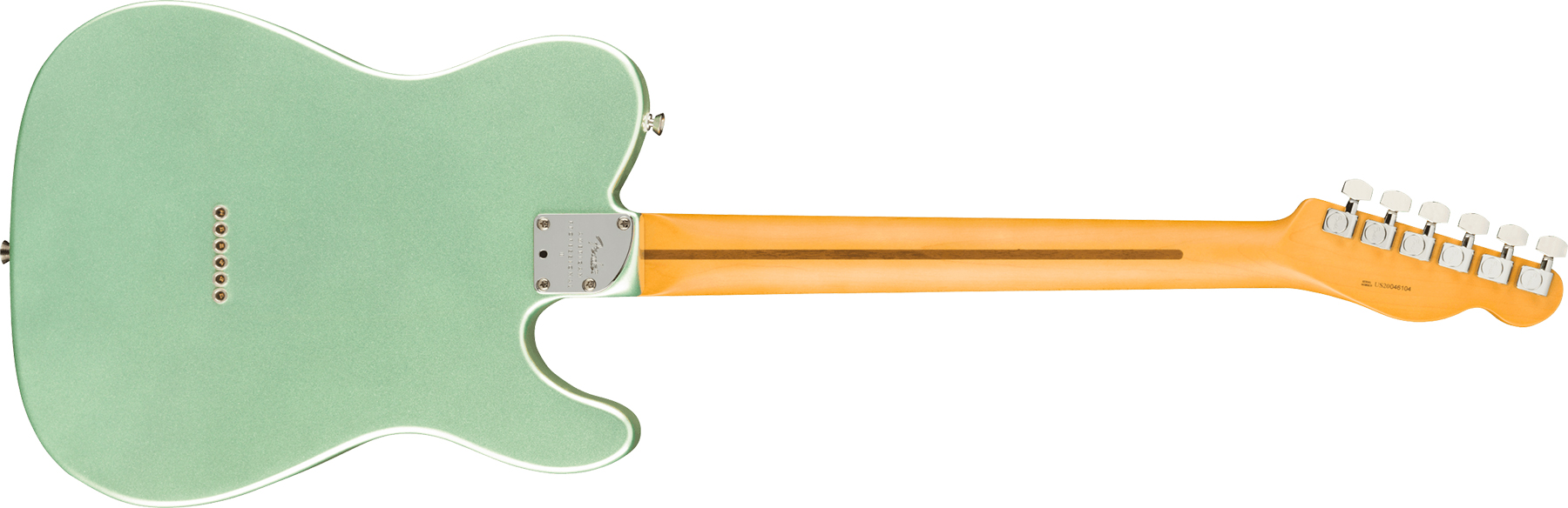 Fender Tele American Professional Ii Lh Gaucher Usa Mn - Mystic Surf Green - Guitare Électrique Gaucher - Variation 1