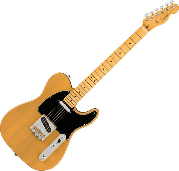 Guitare électrique solid body Fender American Professional II Telecaster (USA, MN) - butterscotch blonde