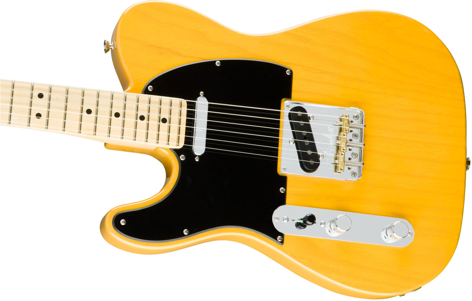 Fender Tele American Professional Lh Usa Gaucher 2s Mn - Butterscotch Blonde - Guitare Électrique Gaucher - Variation 3