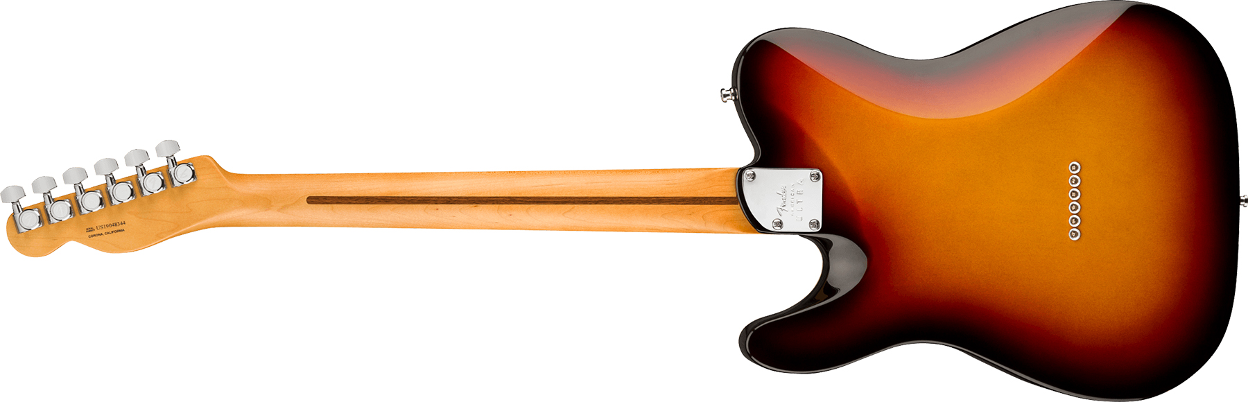 Fender Tele American Ultra 2019 Usa Mn - Ultraburst - Guitare Électrique Forme Tel - Variation 1