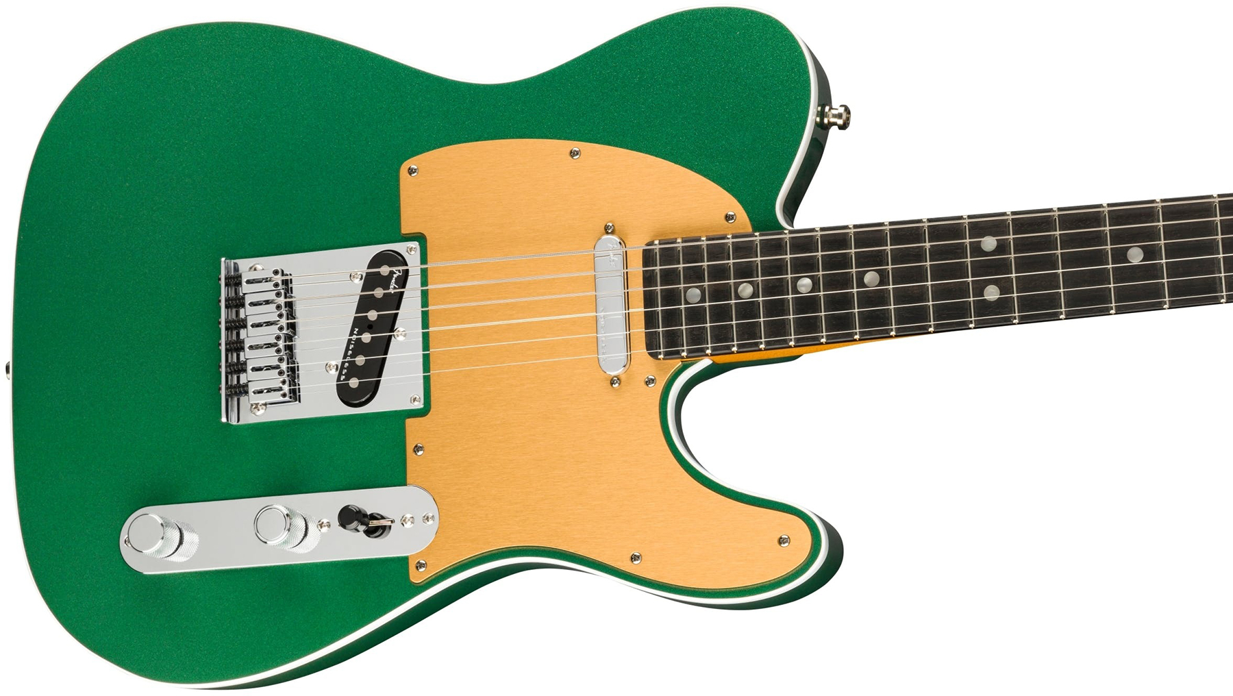 Fender Tele American Ultra Fsr Ltd Usa 2s Ht Eb - Mystic Pine Green - Guitare Électrique Forme Tel - Variation 2