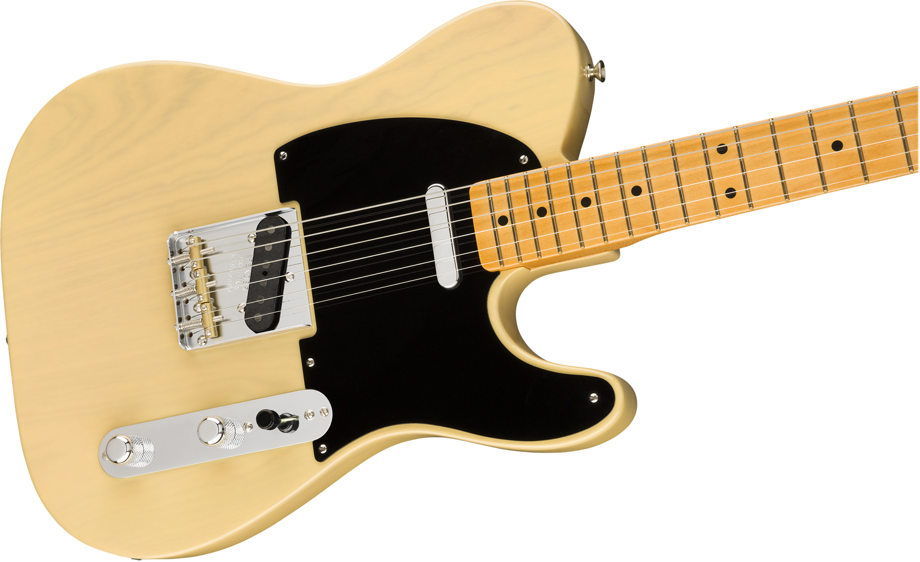 Fender Tele Broadcaster 70th Anniversary Usa Mn - Blackguard Blonde - Guitare Électrique Forme Tel - Variation 2
