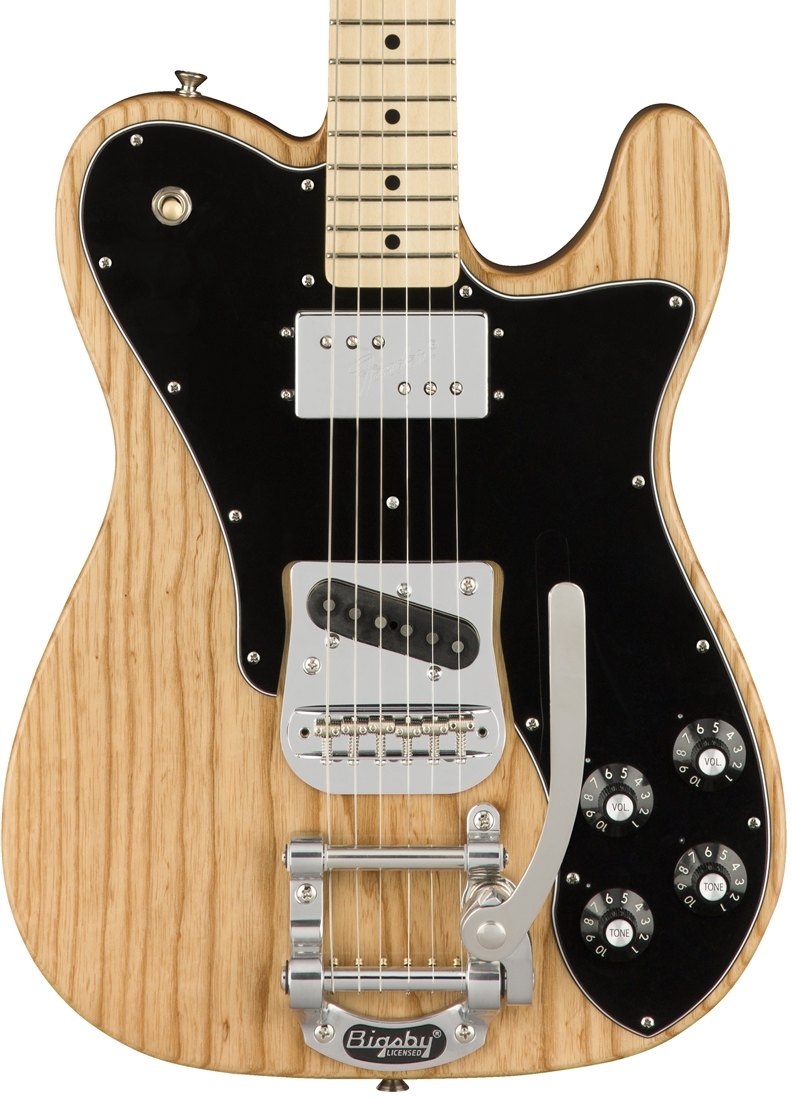 Fender Tele Custom 72 Bigsby Classic Ltd Mex Sh Mn - Natural - Guitare Électrique Forme Tel - Variation 2