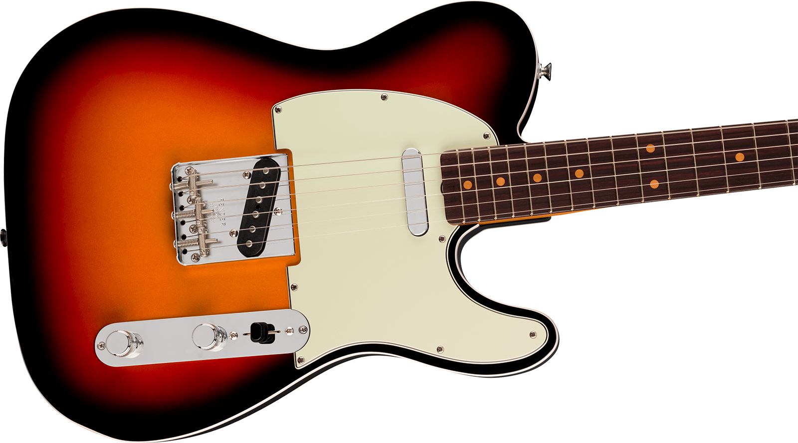 Fender Tele Custom Early 60s Vintera 3 Ltd Mex 2s Ht Rw - 3-color Sunburst - Guitare Électrique Forme Tel - Variation 2