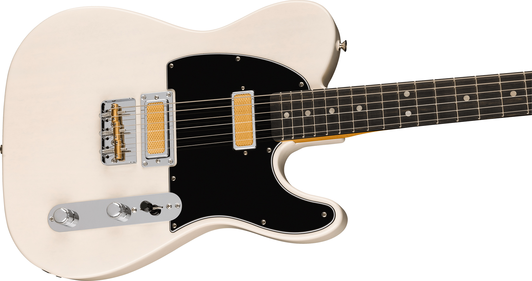 Fender Tele Gold Foil Ltd Mex 2mh Ht Eb - White Blonde - Guitare Électrique Forme Tel - Variation 2