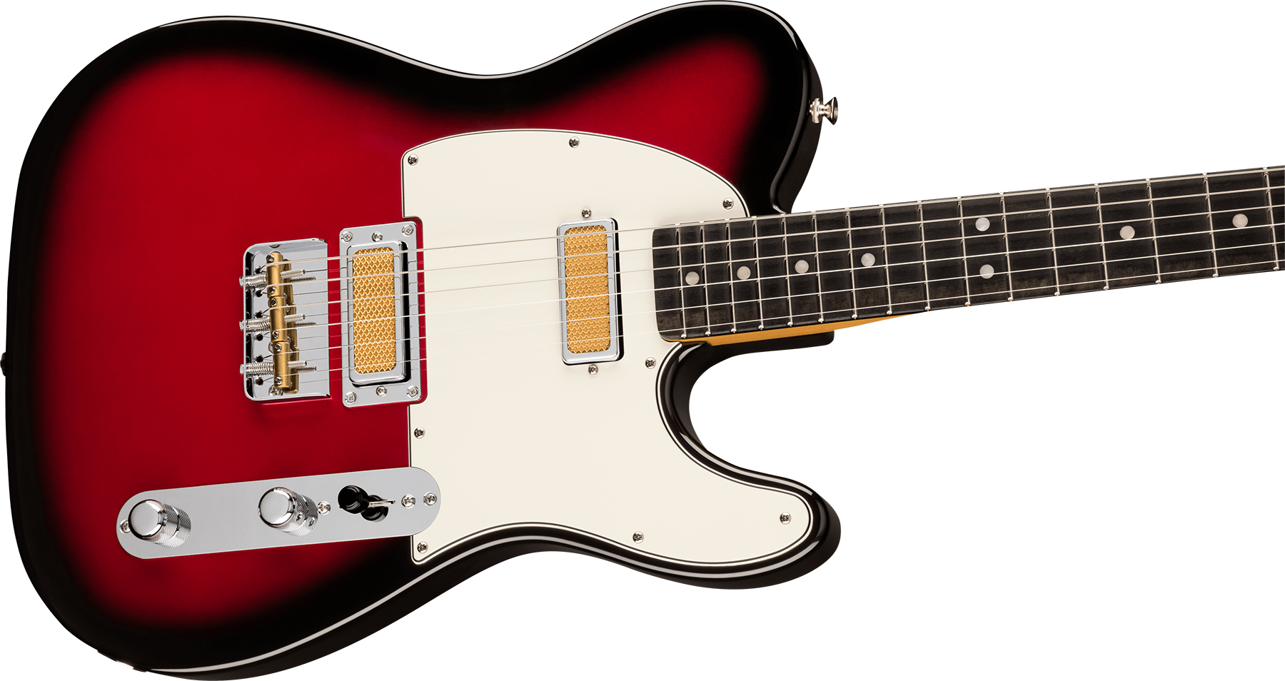 Fender Tele Gold Foil Ltd Mex 2mh Ht Eb - Candy Apple Burst - Guitare Électrique Forme Tel - Variation 2