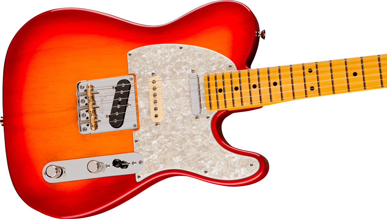 Fender Tele Hot Shot American Pro. Usa  2s Ht Mn - Aged Cherry Burst - Guitare Électrique Forme Tel - Variation 2