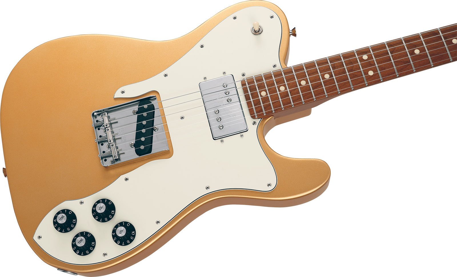Fender Tele Hybrid Custom Jap Ltd Ht Hs Mn - Gold - Guitare Électrique Forme Tel - Variation 2