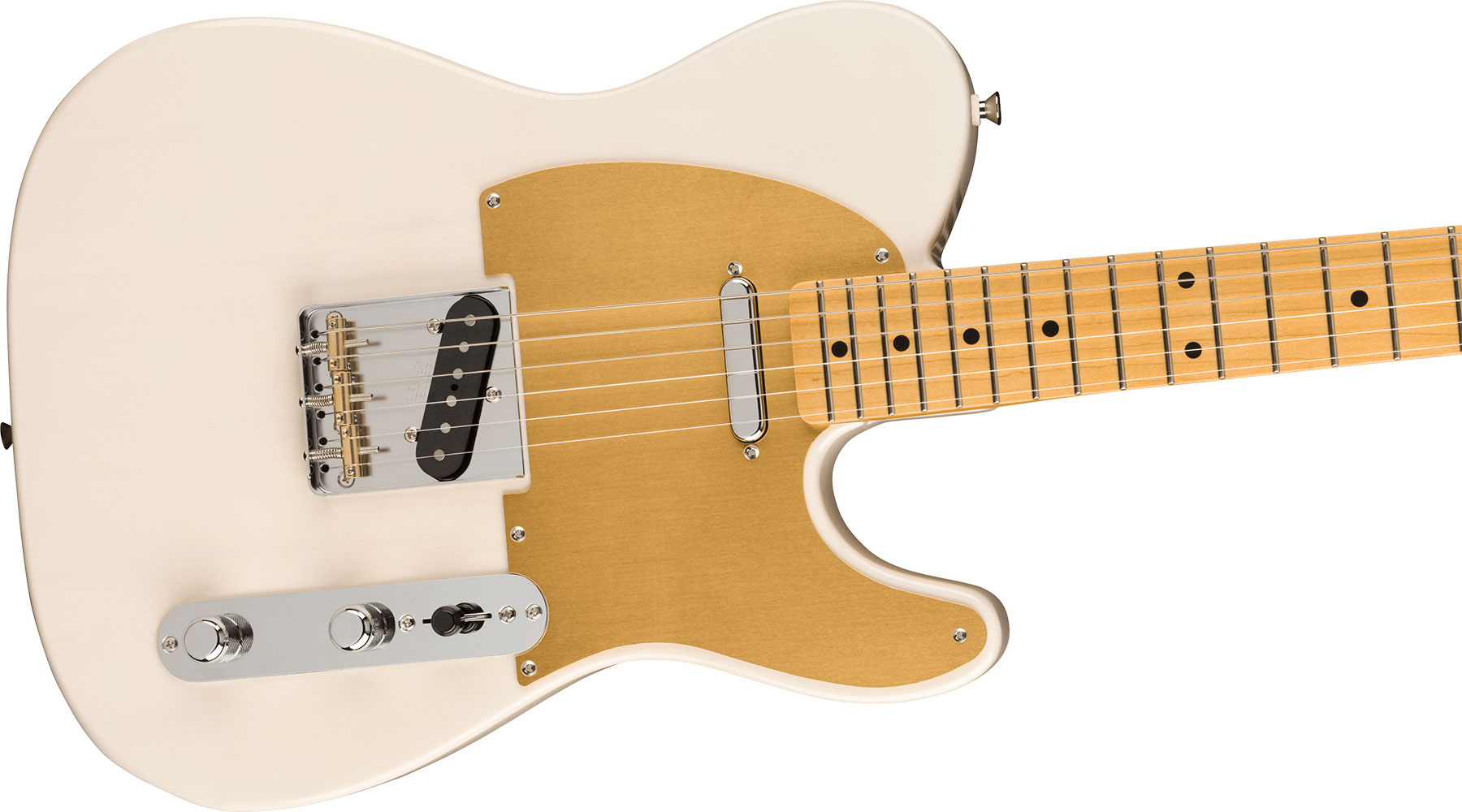 Fender Tele '50s Jv Modified Jap 2s Ht Mn - White Blonde - Guitare Électrique Forme Tel - Variation 2