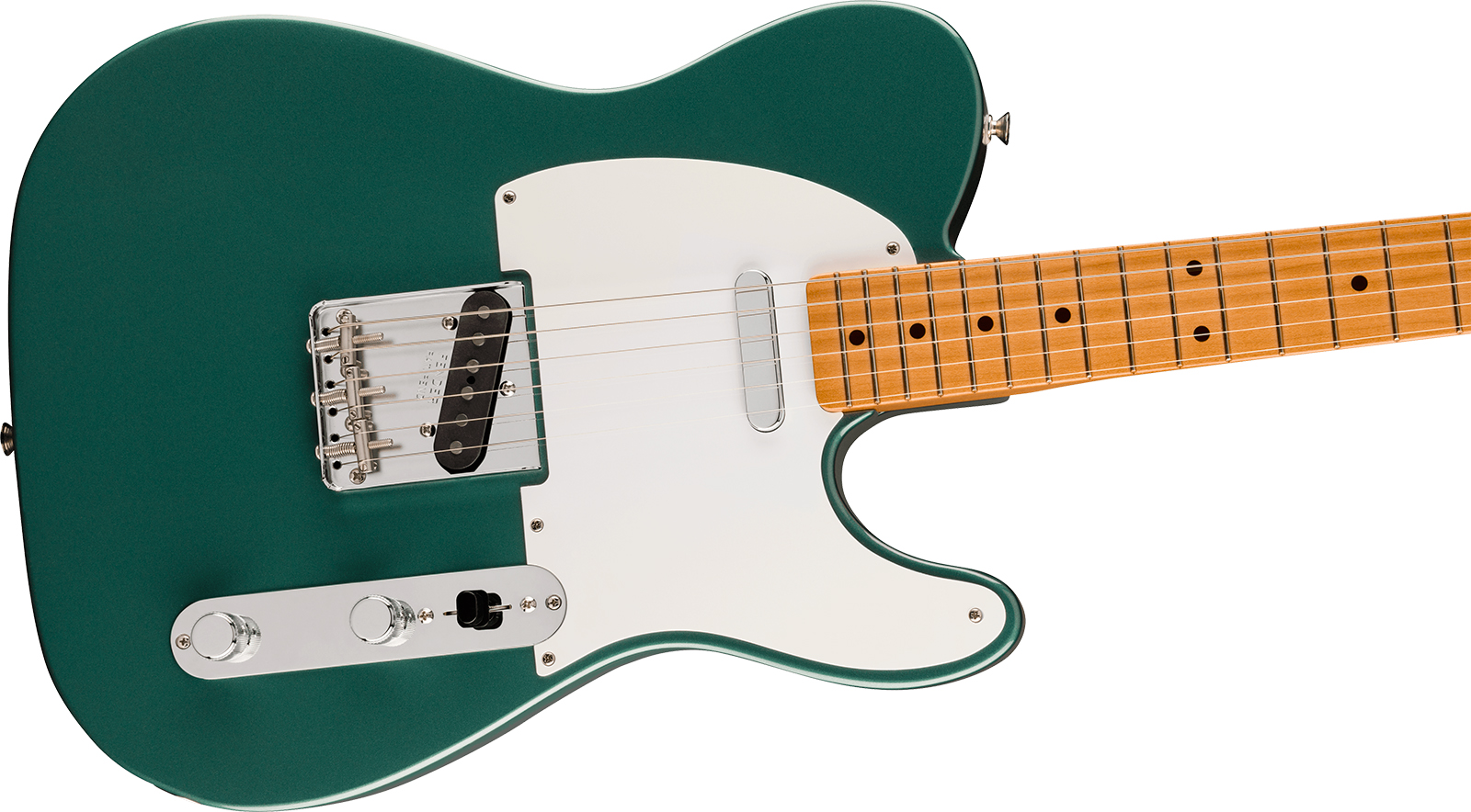 Fender Tele Late 50s Vintera 3 Mex 2s Ht Mn - Sherwood Green Metallic - Guitare Électrique Forme Tel - Variation 2