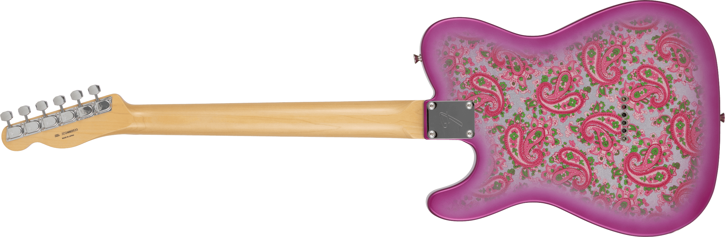 Fender Tele Ltd Jap 2s Ht Mn - Pink Paisley - Guitare Électrique Forme Tel - Variation 1