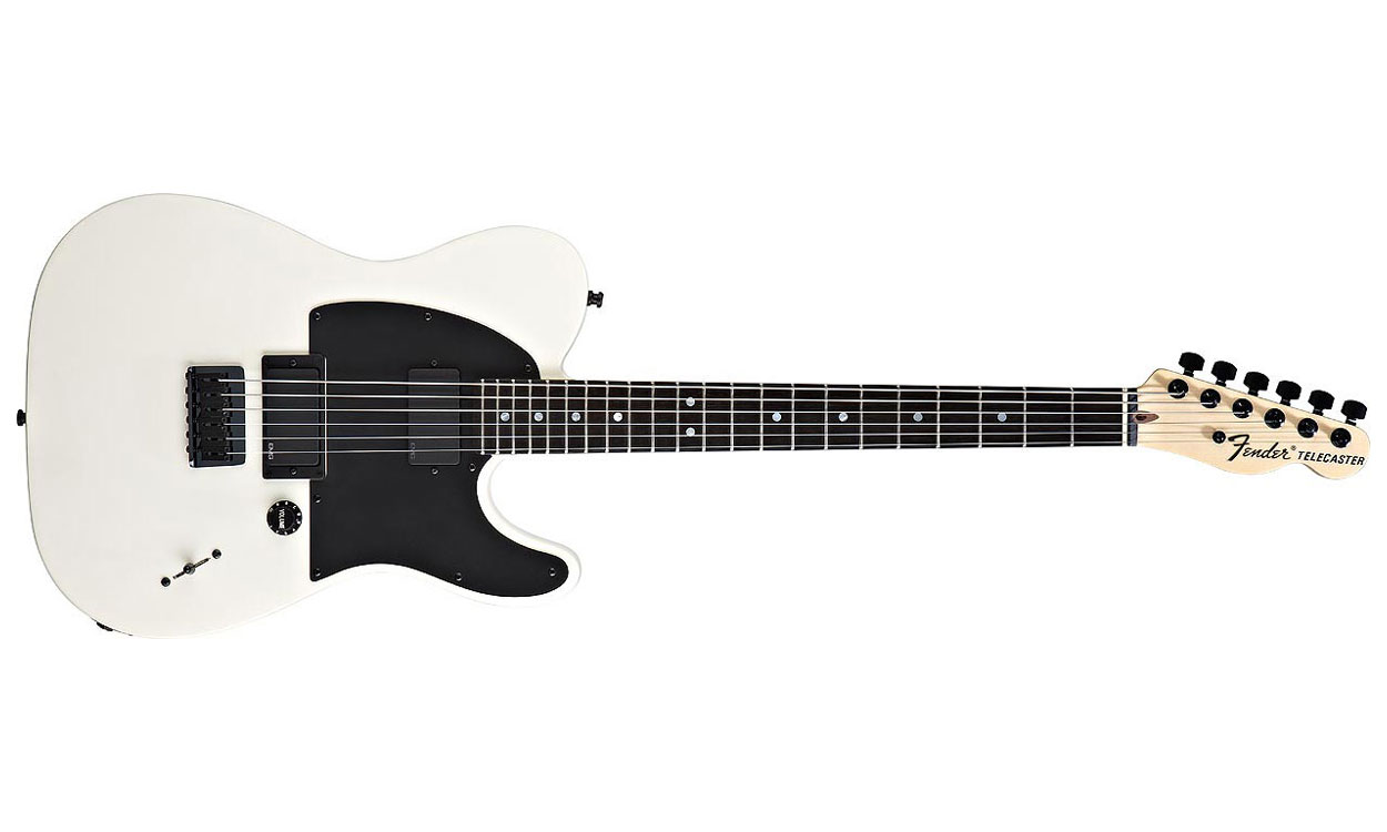Fender Jim Root Telecaster (mex, Eb) - Flat White - Guitare Électrique Forme Tel - Variation 1