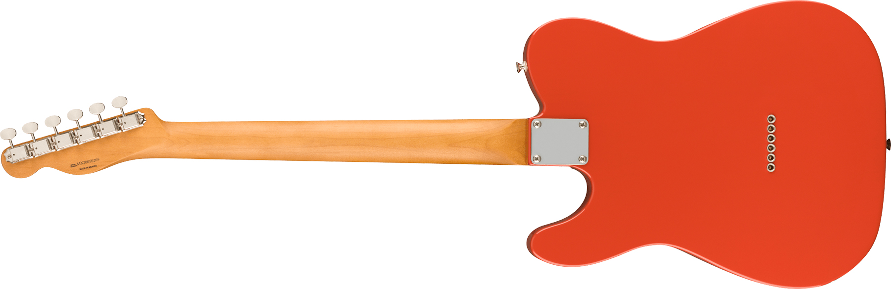 Fender Tele Noventa Mex Mn +housse - Fiesta Red - Guitare Électrique Forme Tel - Variation 1