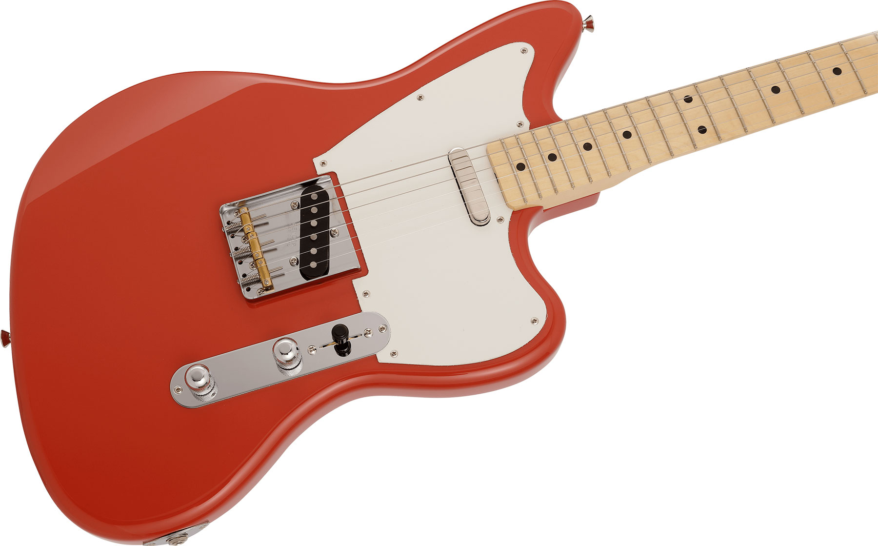 Fender Tele Offset Ltd Jap 2s Ht Mn - Fiesta Red - Guitare Électrique RÉtro Rock - Variation 2