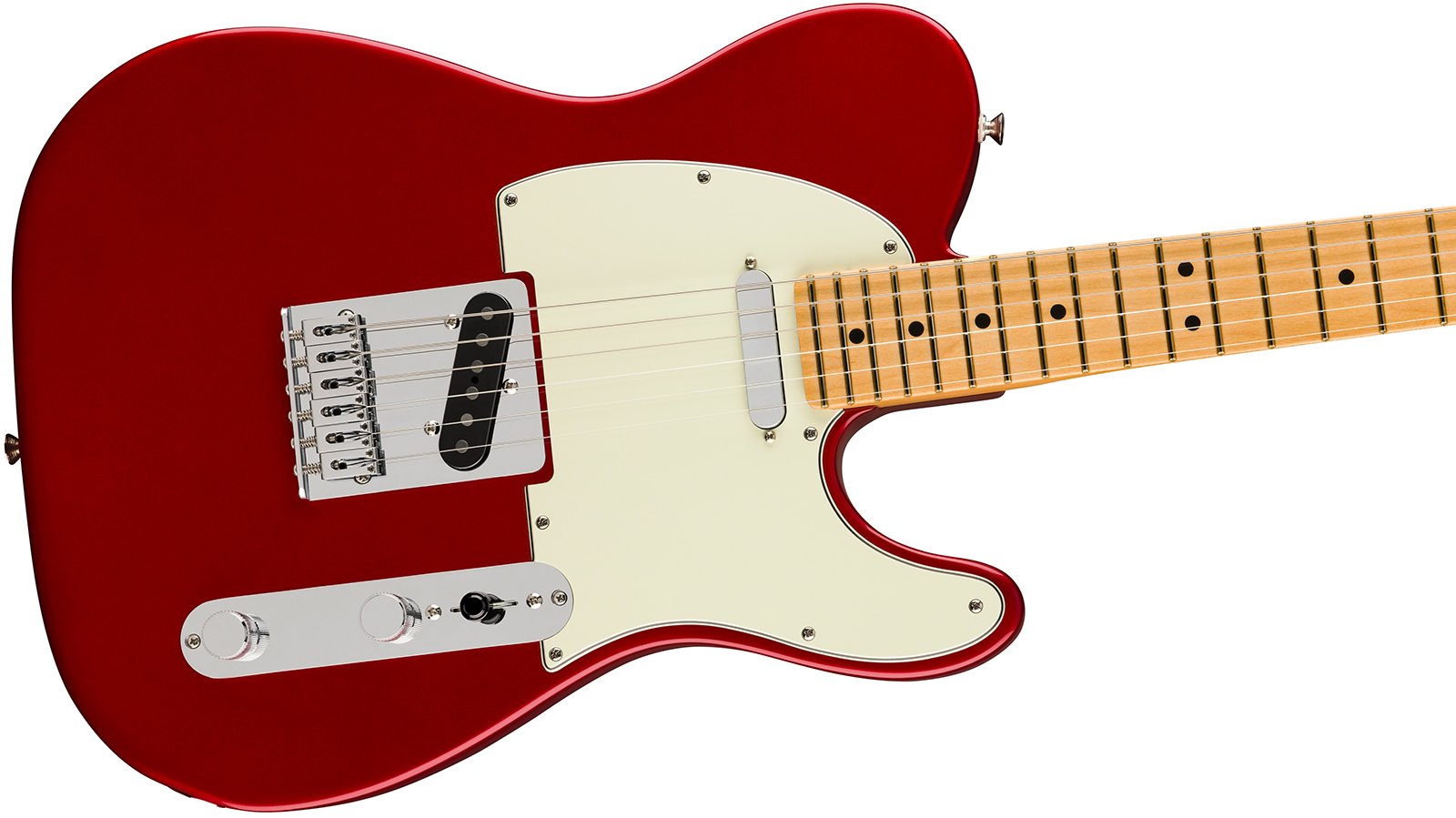 Fender Tele Player Ii 75th Anniversary Mex Ht 2s Mn - Candy Apple Red - Guitare Électrique Forme Tel - Variation 2