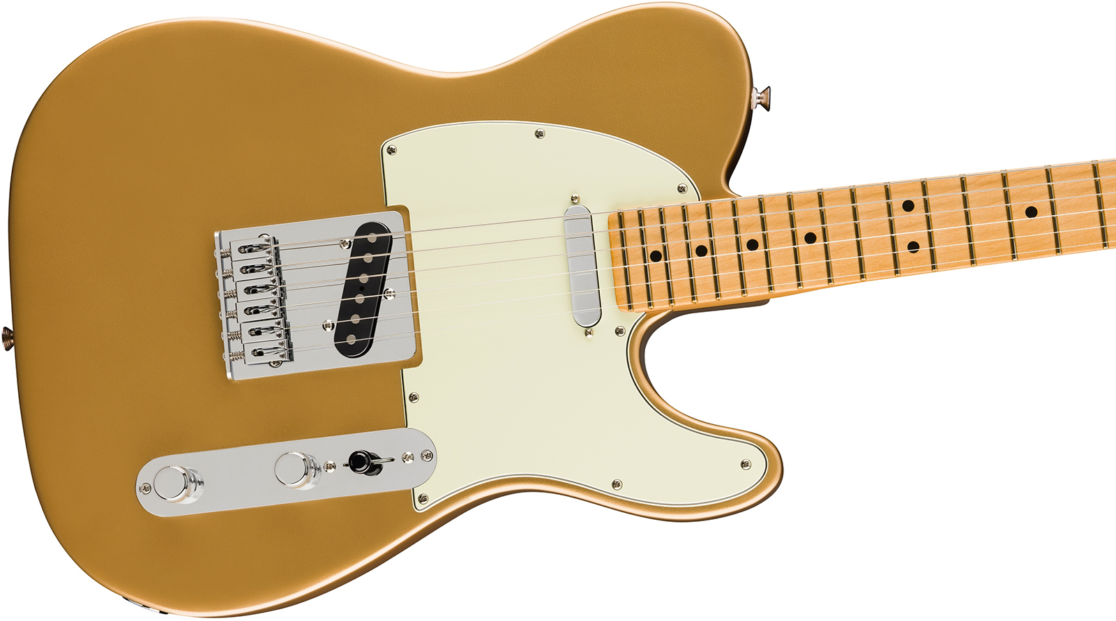Fender Tele Player Ii 75th Anniversary Mex Ht 2s Mn - Aztec Gold - Guitare Électrique Forme Tel - Variation 2