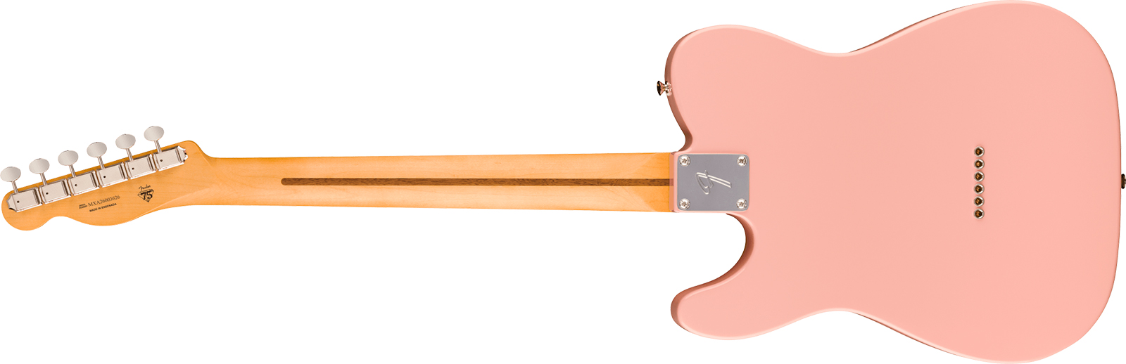 Fender Tele Player Ii Mex Ltd 2s Ht Rw - Shell Pink - Guitare Électrique Forme Tel - Variation 1